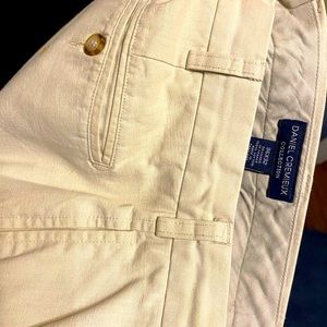 Daniel Cremieux - linen style khaki pants